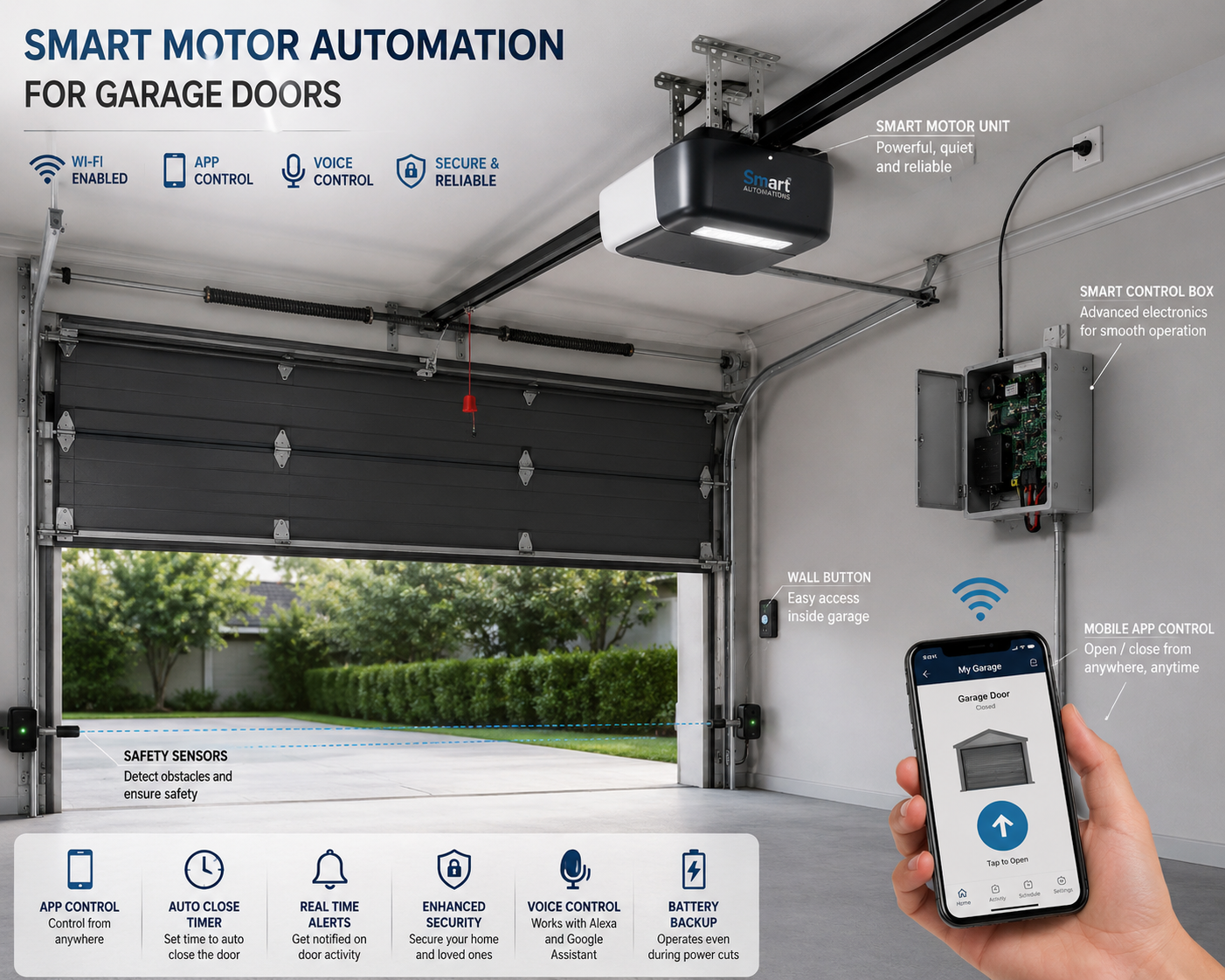 Automatic Smart Door Motor