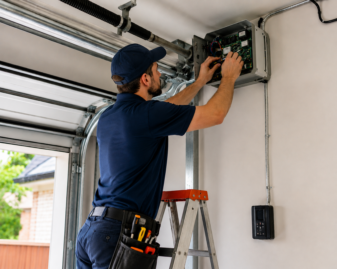 SteelCore Garage Doors Technician At Work